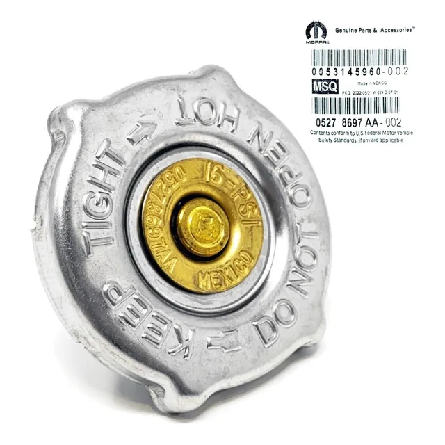 Tapa Radiador 16 Lbs Original Mopar Caliber Compass Neon 