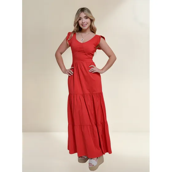 Vestido Largo Bolero Corto