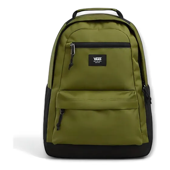 Vans Startle Cordura Mochila Backpack 100% Color Verde Musgo Diseño De La Tela Lisa