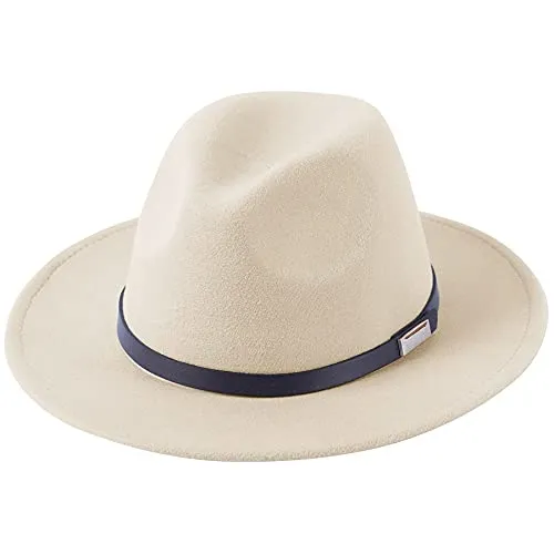 Sombrero Clásico De Ala Ancha Flexible Para Mujer