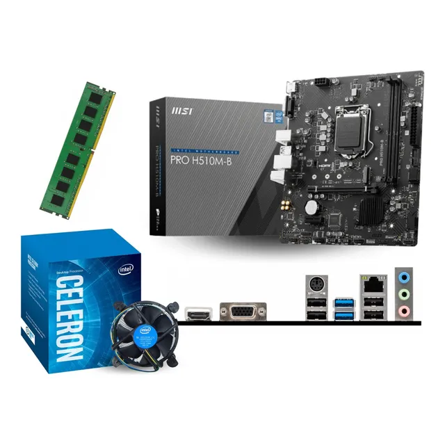 Kit De Actualización Intel Celeron Con 8 Gb Ddr4 By Tecnowow