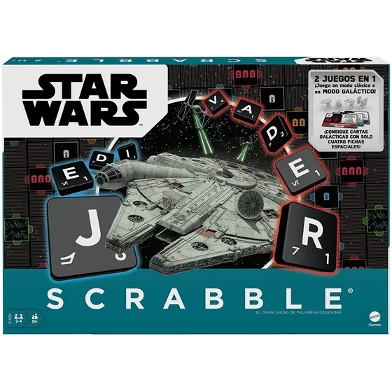 Juego De Mesa Scrabble Star Wars Mattel Original Nuevo