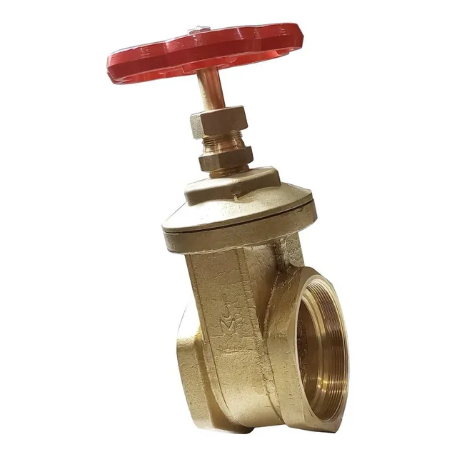 Valvula Esclusa De Bronce Dp Paso Total 4 Pulgadas Jm