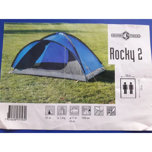 Carpa Suiza Discovery Trek Camping 2 Personas Nueva
