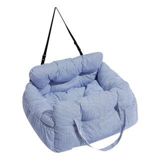 Asiento De Automóvil Para Perros Pequeños, Cama Azul Y M Asiento De Automóvil Para Perros Pequeños, Cama Azul Y M