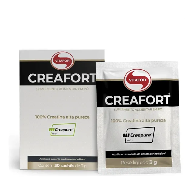 Creatina Monohidratada Creafort Creapure Vitafor 30 C Sachês