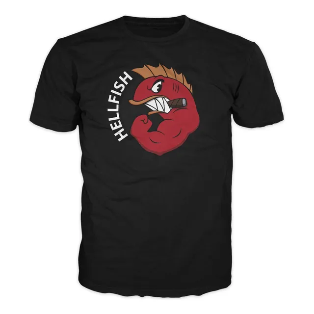 Camiseta Hell Fish Simpson