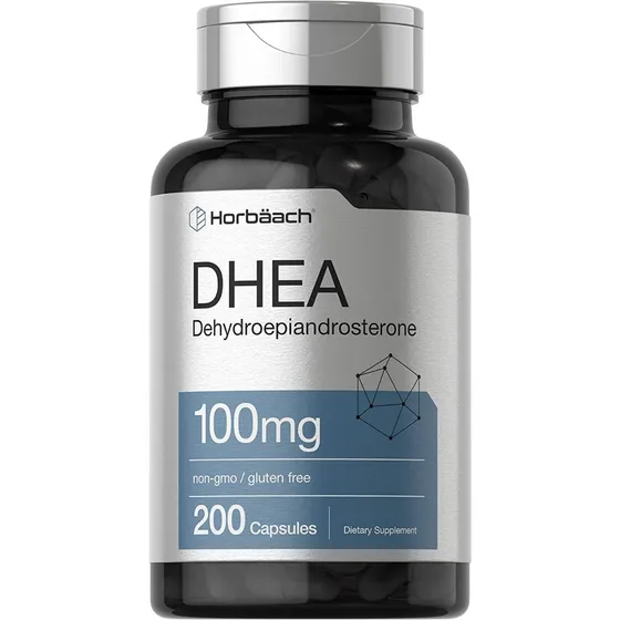 Suplemento Horbach Premium DHEA 100mg x 200 cápsulas