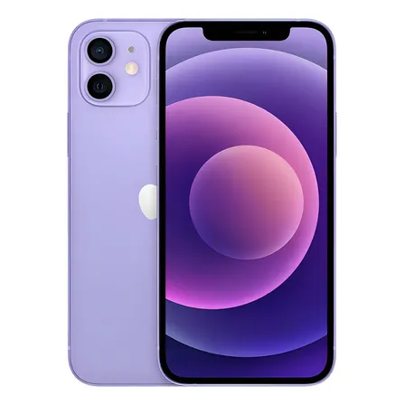 Apple iPhone 12 (128 Gb) - Branco (novo Com Caixa Aberta) Roxo