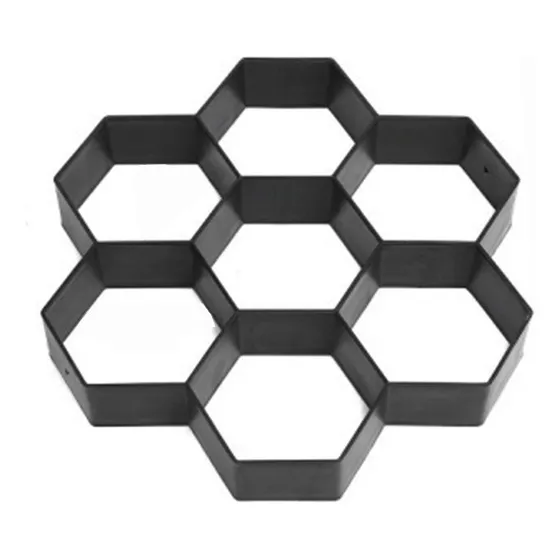 Molde Para Concreto Con Forma Adoquin Hexagonal 