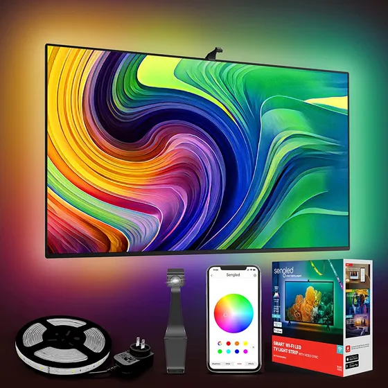 Tira Led Sengled W2g-n83b, Rgb - P/ Tv De 50-60'', C/sensor