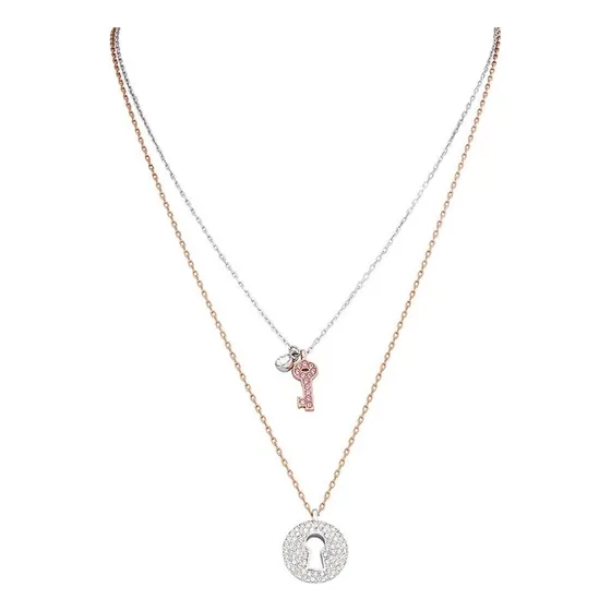 Set Collares Swarovski Llaves Original