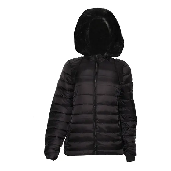Jaqueta Feminina De Inverno Capuz Pelinhos Blusa De Frio 