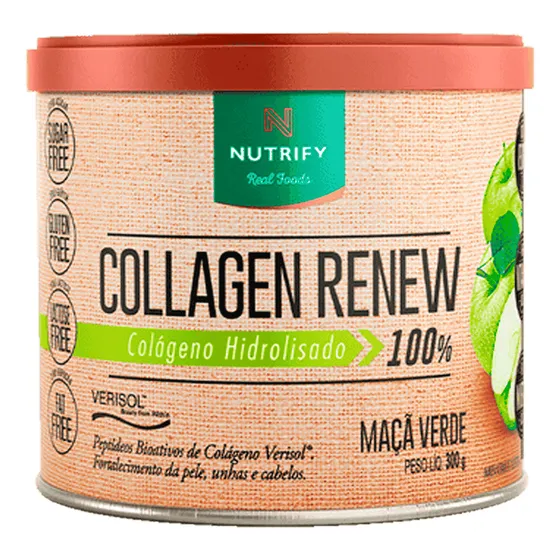 Collagen Renew Hidrolisado Nutrify - 300g - Colágeno Verisol