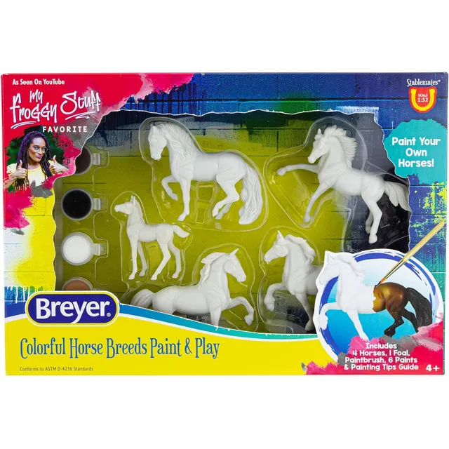 Caballos Breyer Conjunto Pintura, 5 Piezas, Escala 1:32