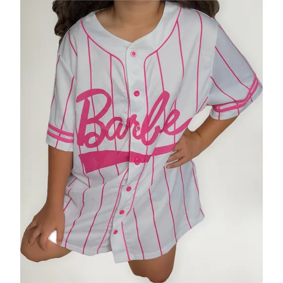 Pijama Camiseta De Baseball. Niña Oversize
