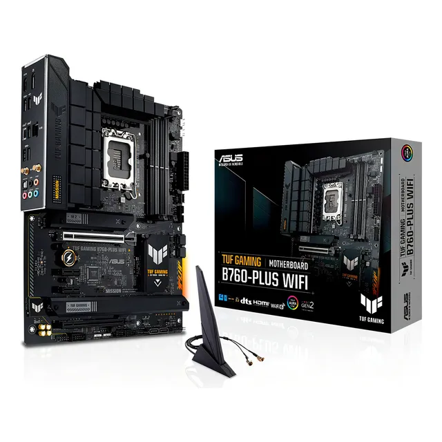 Placa Madre Asus Tuf Gaming B760-plus Wifi Intel Color Negro