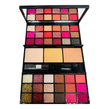 Estojo De Maquiagem Completo Compacto Kit De Maquiagem Luxo