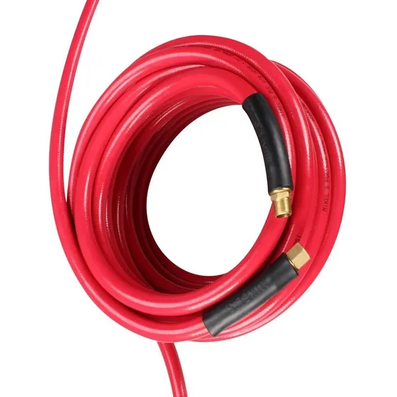 Manguera De Pvc Para Aire A Presion 1/2x10m Conexion 1/2 Npt