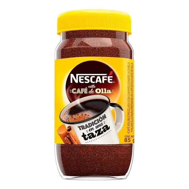 Café instantáneo clásico Nescafé Estilo Café de olla frasco 85 g