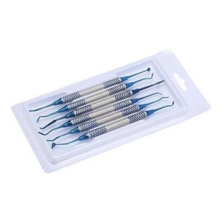 Set De 6 Espátulas Rellenas De Resina Compuesto Por Odontolo Set De 6 Espátulas Rellenas De Resina Compuesto Por Odontolo