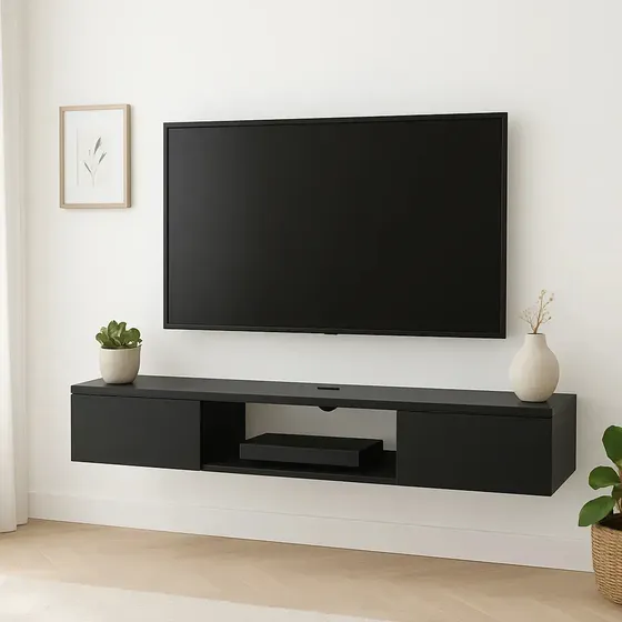 Estante Repisa Flotante Moderno Mueble Tv Ngo
