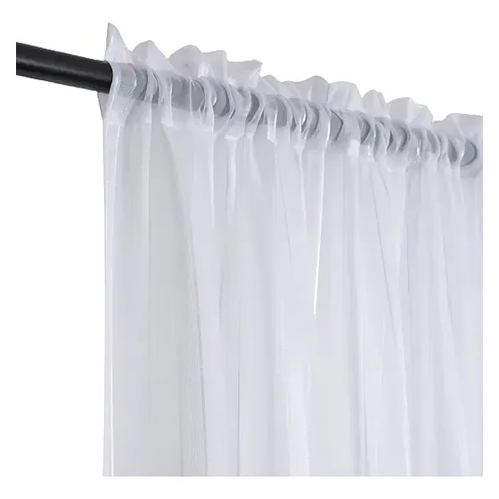 Cortina Velo Listado 140x220cm 2paño Blanco