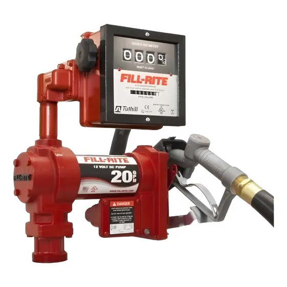 Bomba Transferencia De Combustible 12 Volts Fill Rite 20 Gpm