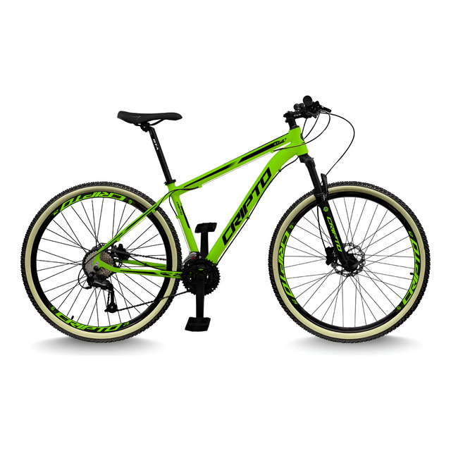 Bicicleta Aro 29 Mtb Cripto 24v Freios A Disco Pneu F.bege Bicicleta Aro 29 Mtb Cripto 24v Freios A Disco Pneu F.bege
