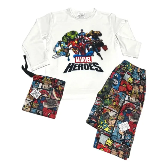 Pijama Niño Unisex  Manga Larga Personajes