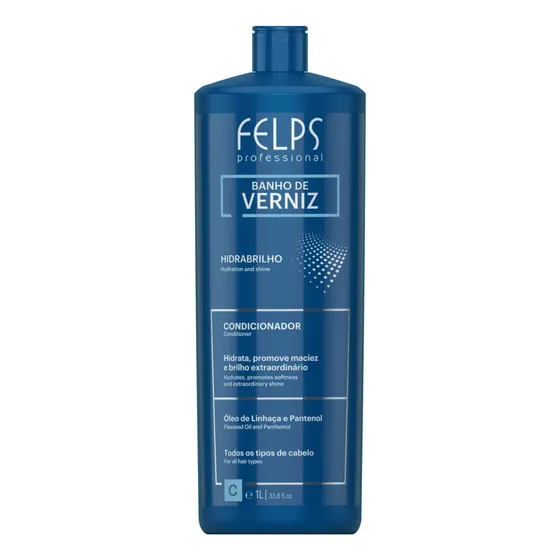 Condicionador De Brilho Banho De Verniz Felps 1000ml