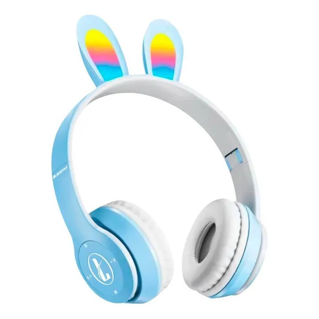 Auriculares Inalámbricos Led Rabbit Orejas Conejo Luces