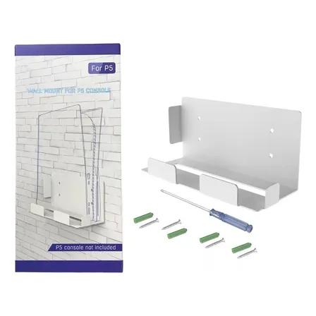 Soporte Base De Pared Para Ps5 De Aluminio Firme Con Herram