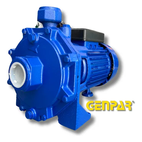 Bomba De Agua Centrifuga 1hp 220v Doble Impulsor Genpar