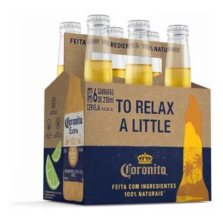 Cerveja Coronita Extra American Lagerloira 210ml 6 U Cerveja Coronita Extra American Lagerloira 210ml 6 U