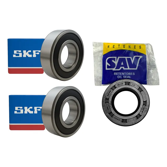 Kit Rulemanes Skf Reten Lavarropas Samsung Wf1904 Wf 1904
