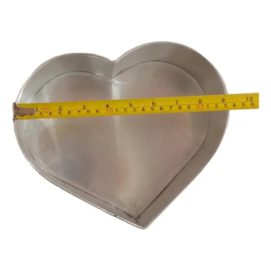 Molde Corazón Torta, Quesillo, Gelatina, Pasticho 23cm