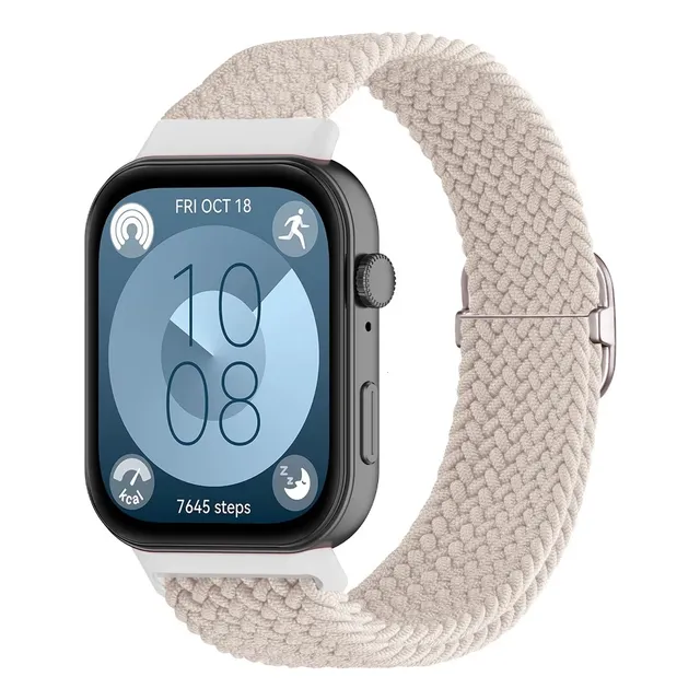 Correa Para Huawei Watch Fit 3 Nylon Mujer Hombre Premium