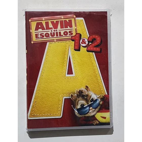 Dvd Alvin E Os Esquilos 1 E 2 Original Lacrado