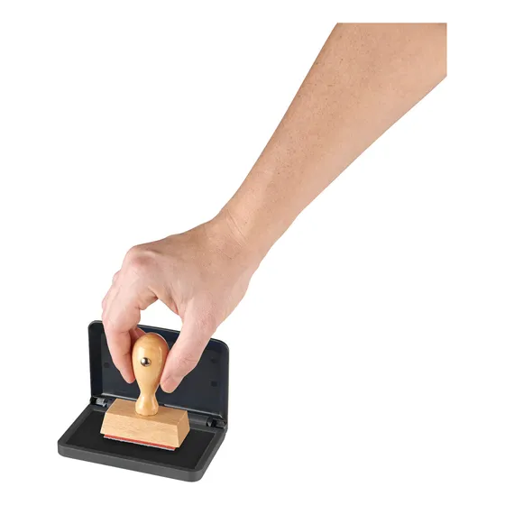 Timbre De Madera 9x6 Cm Personalizado Mshops