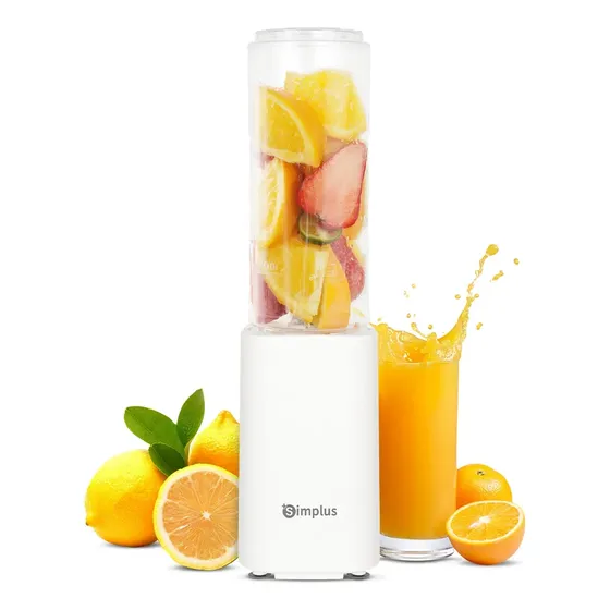 Licuadora Portátil Simplus Vaso Para Llevar 150w Doméstica White