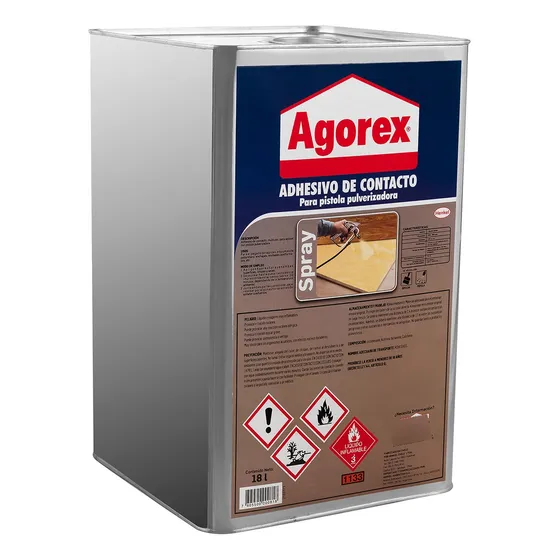 Pegamento Adhesivo De Contacto Agorex Spray 18 Litros