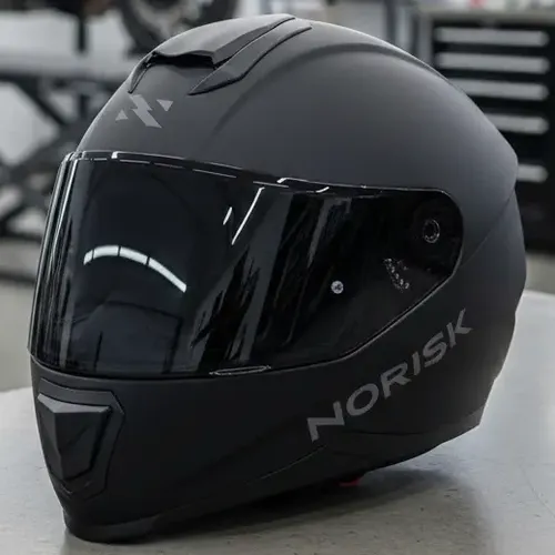 norinon*ブラック2 Capacete Articulado Norisk Force 2 Monocolor Preto Fosco Tamanho