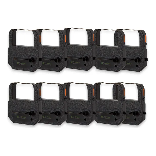 50 Cintas Para Reloj Lathem 5000e, Seiko Tp20 Negro/purpura