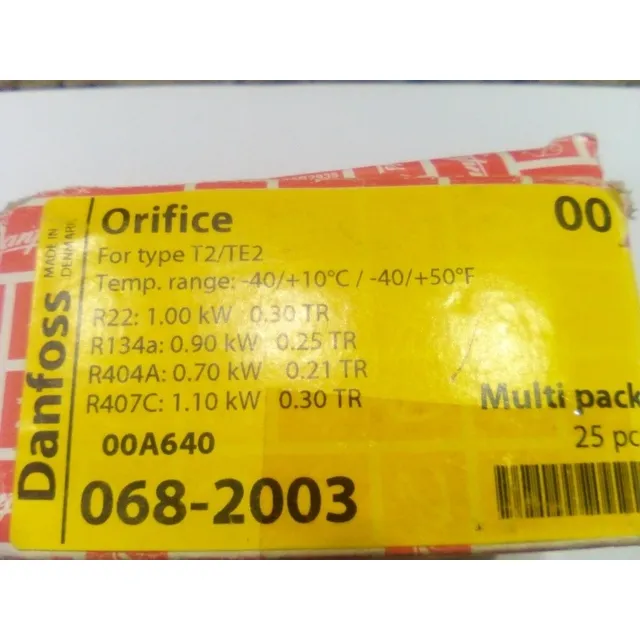 Orificio Danfoss 00 Y 03 Original 