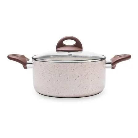 Caçarola Tampa 24cm Ceramic Life Fogao Indução Brinox