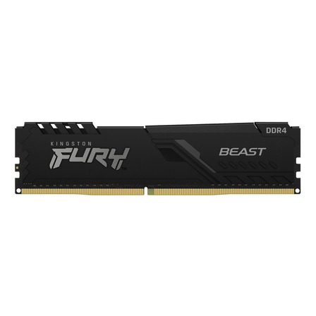 Memória RAM Fury Beast DDR4 color preto  8GB 1 Kingston KF426C16BB/8