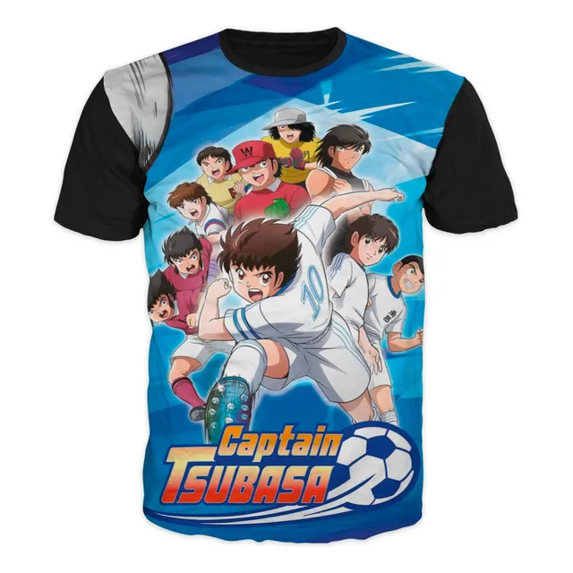 Camiseta Super Campeones Oliver Niupi Adulto Niño Algodón 