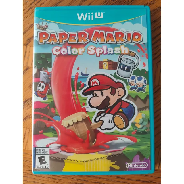Paper Mario Color Splash Nintendo Wii U Original Excelente