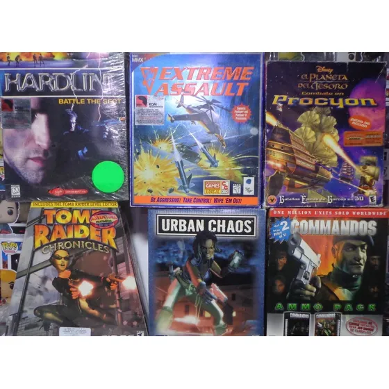 Juegos Pc Tomb Raider Urban Chaos Commandos